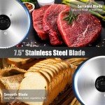 OSTBA Electric Deli Meat Slicer with Dual Blades
