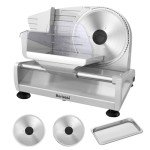 200W Electric Meat Slicer with Stainless Steel Blades