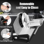 OSTBA Electric Deli Meat Slicer with Dual Blades