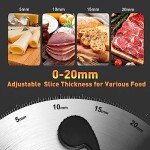 Electric Deli Meat Slicer with Adjustable Thickness
