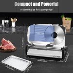 OSTBA Electric Deli Meat Slicer with Dual Blades
