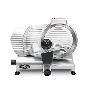 KWS 10-Inch Electric Meat Slicer with Stainless Steel Blade