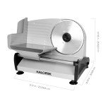 Kalorik Electric Food & Meat Slicer with Adjustable Thickness