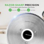 Electric Meat Slicer with Adjustable Thickness Control