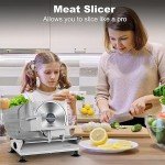 OSTBA Electric Meat Slicer for Home Use