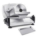 TOKASS Electric Meat Slicer with Removable Stainless Steel Blade