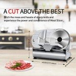 Electric Meat Slicer with 9” Stainless Steel Blade