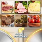 CUSIMAX Electric Meat Slicer with Adjustable Thickness