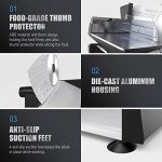 Electric Meat Slicer with Adjustable Thickness Settings