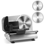 Techwood 150W Electric Meat Slicer for Home Use