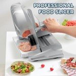 CUSIMAX Electric Meat Slicer with Adjustable Thickness