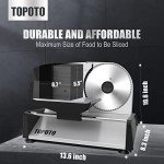 Electric Meat Slicer with Adjustable Thickness Settings