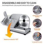 Electric Meat Slicer with 9” Stainless Steel Blade