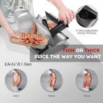 Techwood 150W Electric Meat Slicer for Home Use