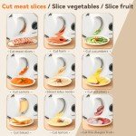 Portable Foldable Meat Slicer with Stainless Steel Blade