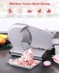 TOOGOOD Electric Meat Slicer with Stainless Steel Blade