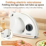 Portable Foldable Meat Slicer with Stainless Steel Blade