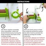 Starfrit Deli Slicer with Adjustable Thickness and Peeler