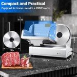 Tesslux Electric Meat Slicer with Adjustable Thickness