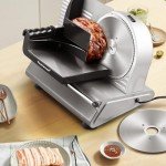 Techwood 150W Electric Meat Slicer for Home Use