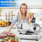 Tesslux Electric Meat Slicer with Adjustable Thickness