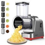 Electric Cheese Grater and Salad Maker with Blades