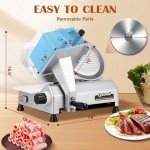 Adjustable Thickness Electric Meat Slicer for Home
