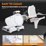 10" Electric Meat Slicer with Adjustable Thickness