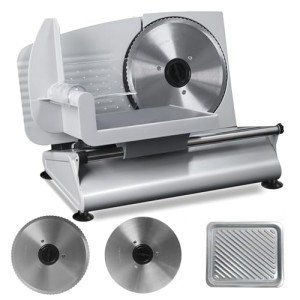 200W Electric Meat Slicer with Adjustable Thickness