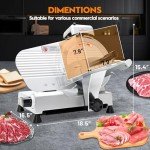 10" Electric Meat Slicer with Adjustable Thickness