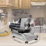 Electric 7.5-Inch Meat Slicer for Home Use