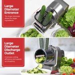 Electric Cheese Grater and Salad Maker with Blades