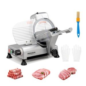 10" Electric Meat Slicer with Adjustable Thickness