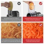 Electric Cheese Grater and Salad Maker with Blades