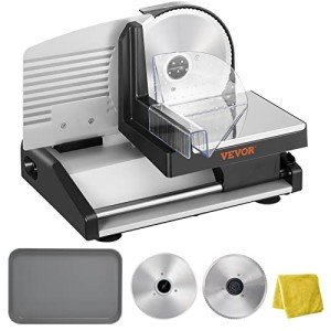 VEVOR 200W Electric Deli Slicer with Adjustable Blade