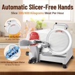 Electric Meat Slicer with Adjustable Thickness, 10" Blade