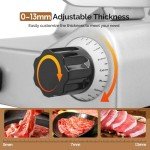 10" Electric Meat Slicer with Adjustable Thickness