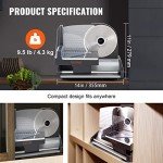 VEVOR 200W Electric Deli Slicer with Adjustable Blade