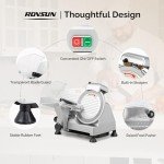 10" Electric Meat Slicer with Adjustable Thickness