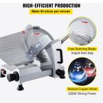 12" Electric Meat Slicer for Deli Foods