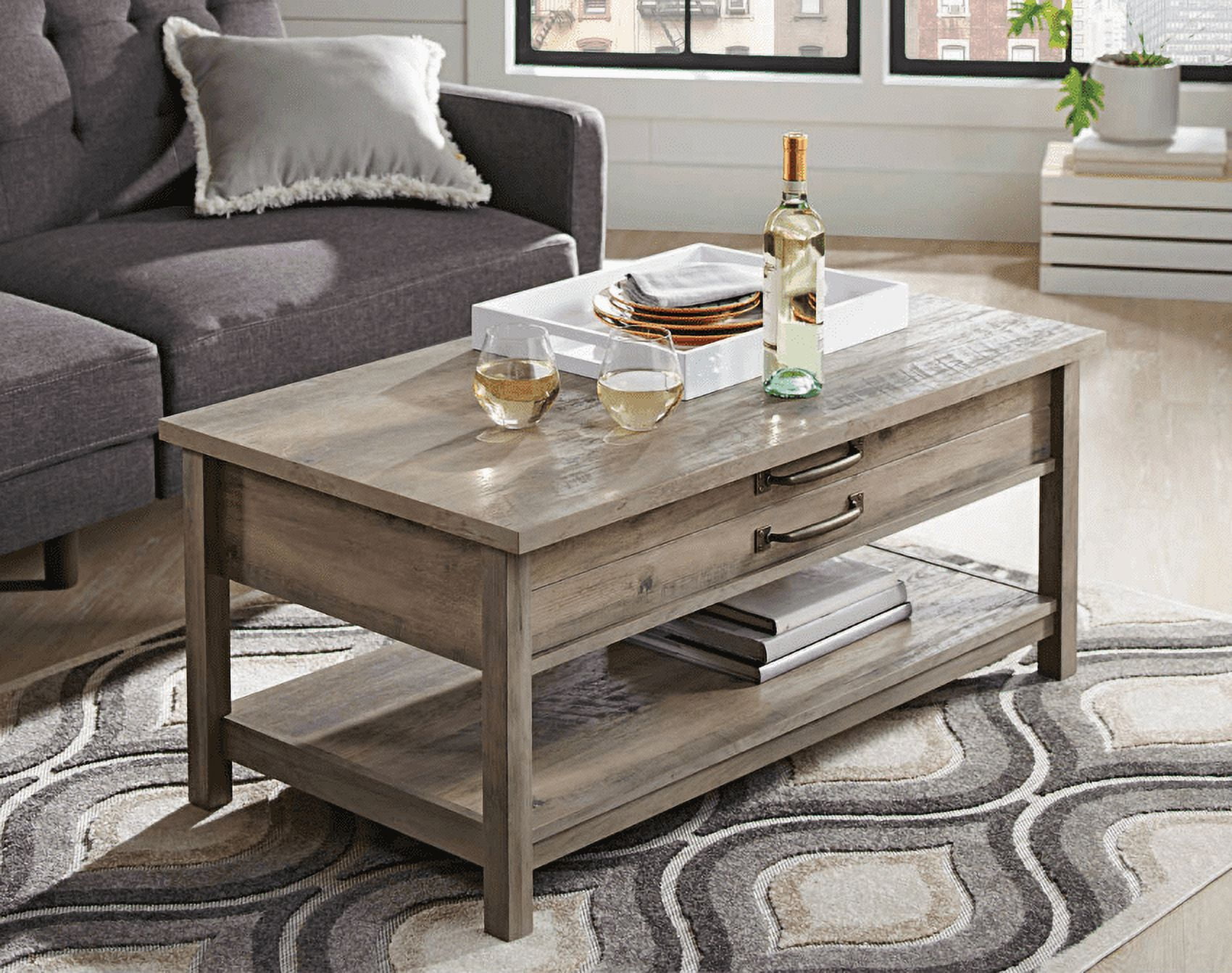 Farmhouse Modern Lift-Top Coffee Table
