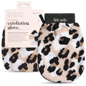 Kitsch Leopard Exfoliating Glove for Smooth Skin