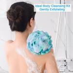 AmazerBath Exfoliating Loofah Sponge Set of 4