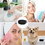 PQRUU 3 Pack Silicone Body Scrubber Set