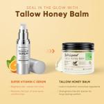 Beef Tallow Honey Balm: Whipped Organic Moisturizer