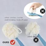 Exfoliating Shower Body Brush with Loofah Handle