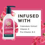 JASON Rosewater Invigorating Body Wash, 30 oz