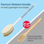 Backski Shower Back Scrubber with Long Handle