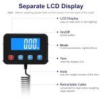 TIPRE Digital Postal Scale - Accurate 440lb Capacity