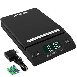 Accuteck 50 lb Black Digital Postal Scale